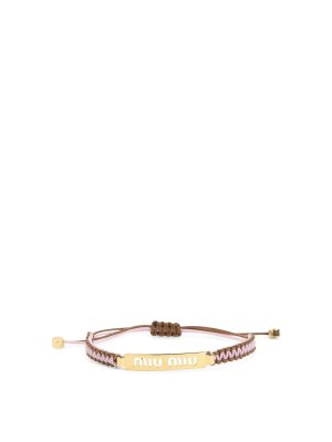 MIU MIU: Bracelets & Bangles - Cord Bracelet