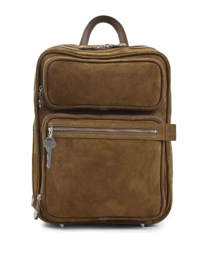 Acne Studios: Sacs à dos - Sac À Dos - Marron