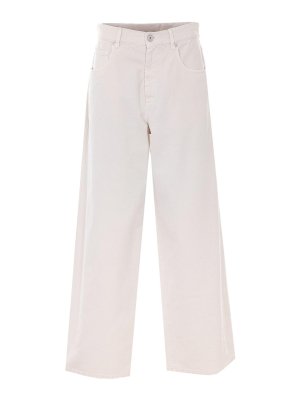 BRUNELLO CUCINELLI: Pantalones casual - Pantalón Casual - Blanco