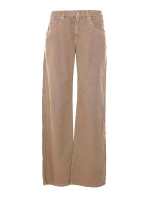 BRUNELLO CUCINELLI: カジュアルトラウザー - カジュアルパンツ - ベージュ