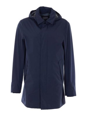 HERNO: cappotti trench - Impermeabile Blu