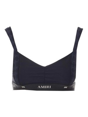 AMIRI: Tops y camisetas sin mangas - Top - Negro