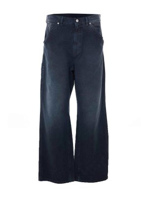Marni: casual trousers - Blue Pants