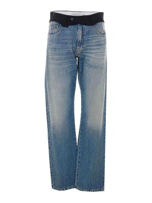 MM6 MAISON MARGIELA: straight leg jeans - Denim Jeans