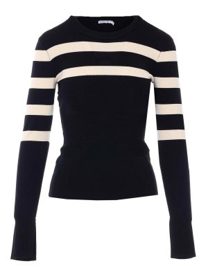 PATRIZIA PEPE: Suéteres con cuello pico - Suéter Cuello Redondo - Negro