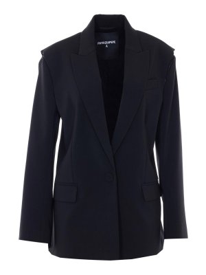 PATRIZIA PEPE: Chaquetas casual - Chaqueta Casual - Negro