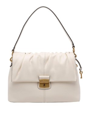 MARC JACOBS: cross body bags - White The Cristina Messenger Bag