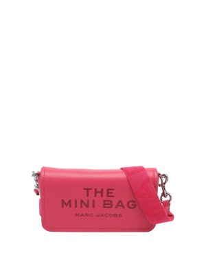 MARC JACOBS: cross body bags - Raspeberry The Mini Bag Crossbody Bag