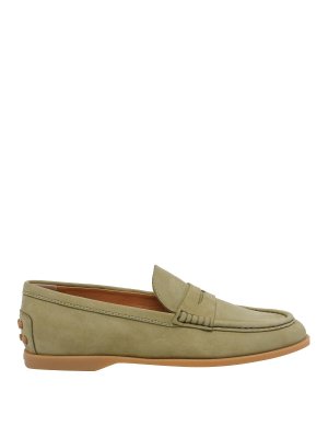 TOD'S: Mocassins & Chaussures bateau - Mocassins - Vert