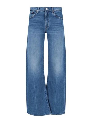 MOTHER: ストレートジーンズ - The Ditcher Roller Sneak Superior