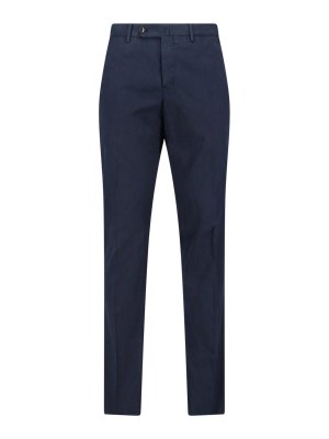 PT TORINO: Pantalons casual - Pantalons Décontractés - Bleu