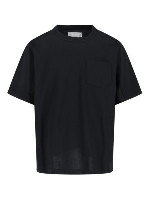 Sacai: t-shirts - T-Shirt In Cotone