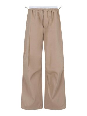 ALEXANDER WANG: pantaloni casual - Pantaloni In Cotone