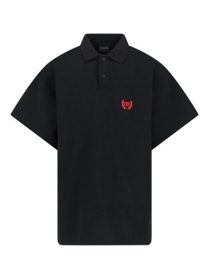 BALENCIAGA: polo shirts - Polo Logo