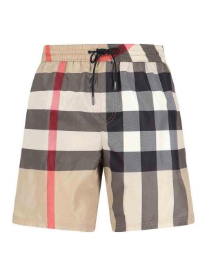 BURBERRY: Shorts de bain - Short De Bain - Check