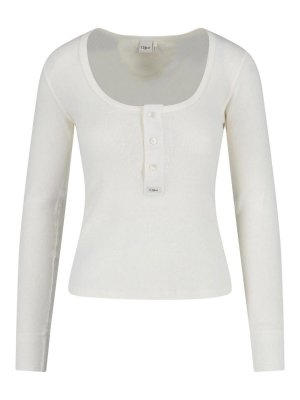 CHLOE': crew necks - Ribbed sweater