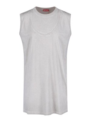 DIESEL: Tops & Débardeurs - Top - Gris