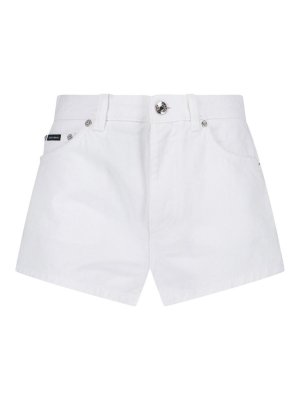 DOLCE & GABBANA: Trousers Shorts - Logo shorts
