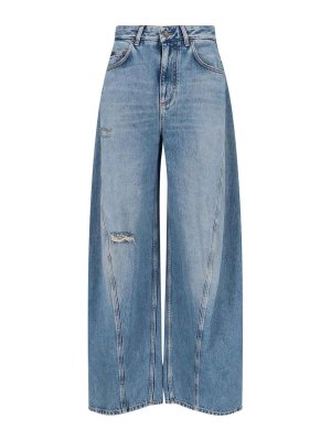 DOLCE & GABBANA: Jeans évasés - Jean Bootcut - Bleu