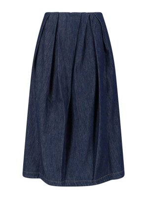 DRIES VAN NOTEN: Knielange und Midi Röcke - Midirock - Blau