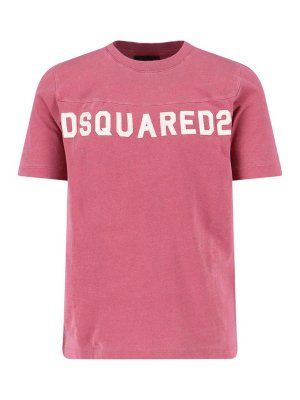 DSQUARED2: T-shirts - T-Shirt - Rouge