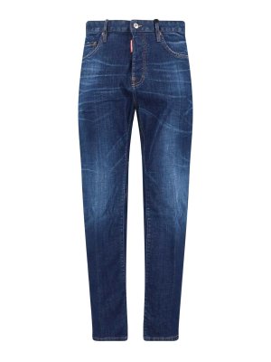 DSQUARED2: Jeans Rectos - Vaqueros Rectos - Azul