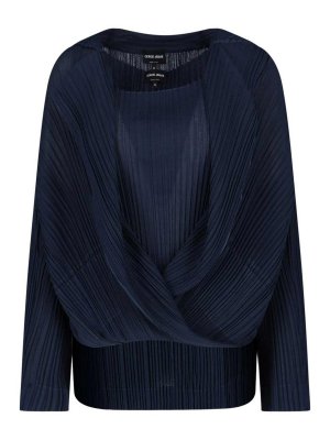 GIORGIO ARMANI: Tops & Débardeurs - Top - Bleu