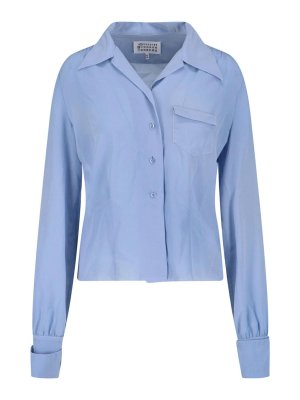 Maison Margiela: camicie - Camicia In Seta