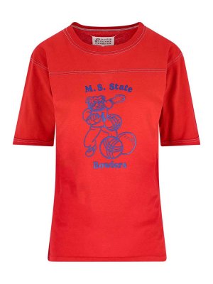 Maison Margiela: t-shirt - Logo della T-shirt
