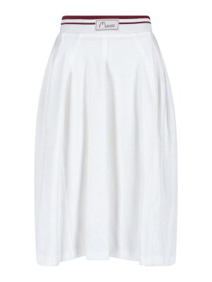 Marni: Knielange und Midi Röcke - Midirock - Weiß
