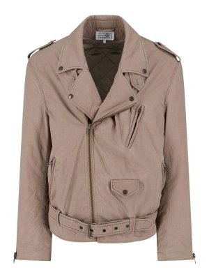 MM6 MAISON MARGIELA: giacche casual - Giacca Biker