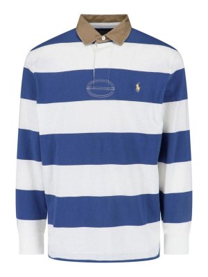 POLO RALPH LAUREN: polo shirts - Striped Rugby Polo