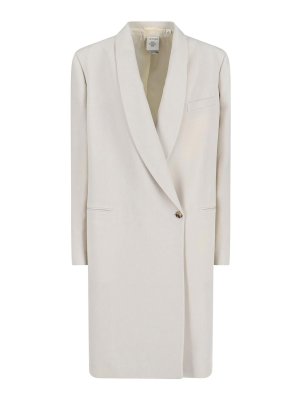 CALVIN KLEIN: knee length coats - Coat