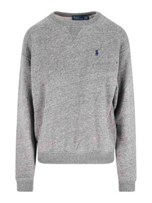 POLO RALPH LAUREN: スウェット＆セーター - スウェットシャツ/セーター - グレー