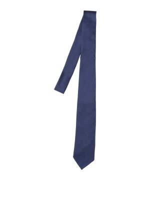 CESARE ATTOLINI NAPOLI: Corbatas y pajaritas - Corbata - Azul