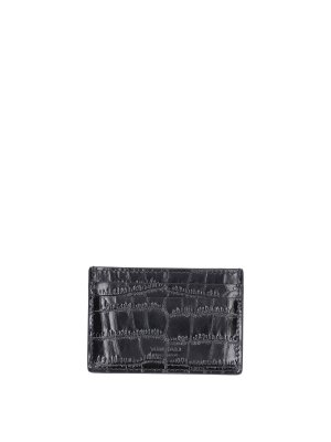 TOM FORD: wallets & purses - Printed Leather Card Holder