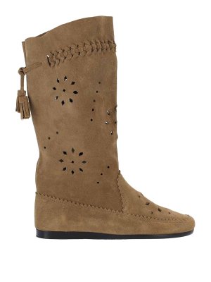 ISABEL MARANT: ankle boots - Suede ankle boots