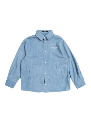 Balmain: Camisas - Camisa - Azul