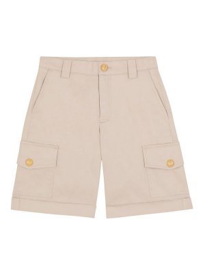 Balmain: Trousers Shorts - Bermuda Cargo Beige