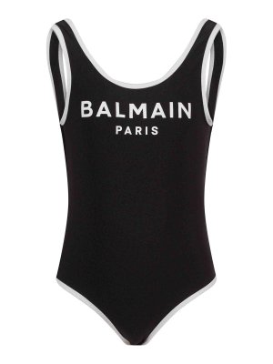 Balmain: one-piece - One-piece swimsuit with logo