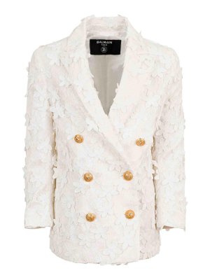 Balmain: Blazer - Blazer - Blanco