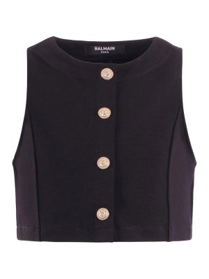 Balmain: Tops & Tank tops - Top With Buttons