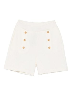 Balmain: Hosen Shorts - Shorts - Creme