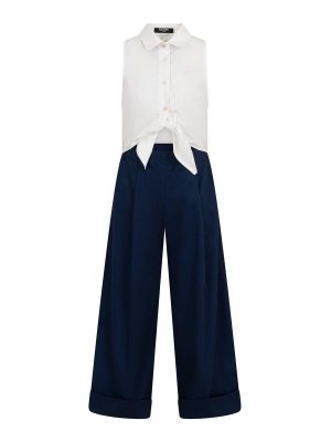 Balmain: Jumpsuits - Jumpsuit - Blau