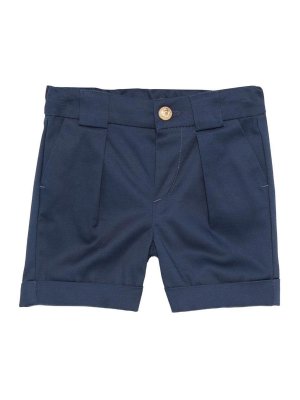 Balmain: pantaloni shorts - Bermuda Con Pieghe