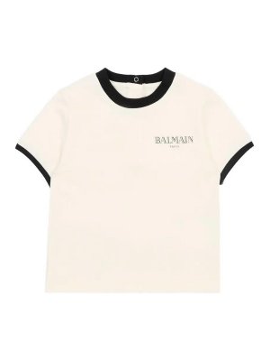 Balmain: Tシャツ - Tシャツ - クリーム