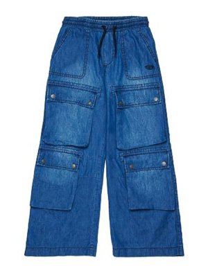 DIESEL: straight leg jeans - Jeans With Big Pockets