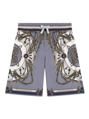 Dolce & Gabbana Jr: pantaloni shorts - Bermuda A Fantasia