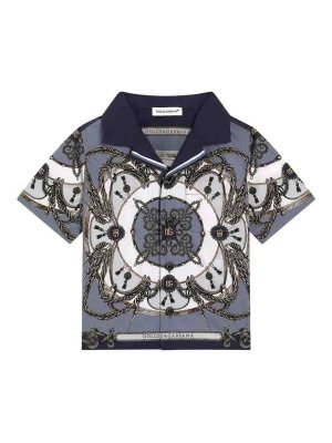 Dolce & Gabbana Jr: Camisas - Camisa - Azul
