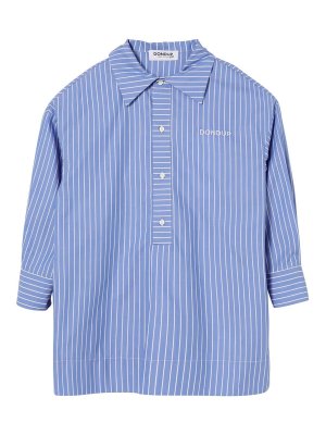 DONDUP: Knielange Kleider - Knielanges Kleid - Blau